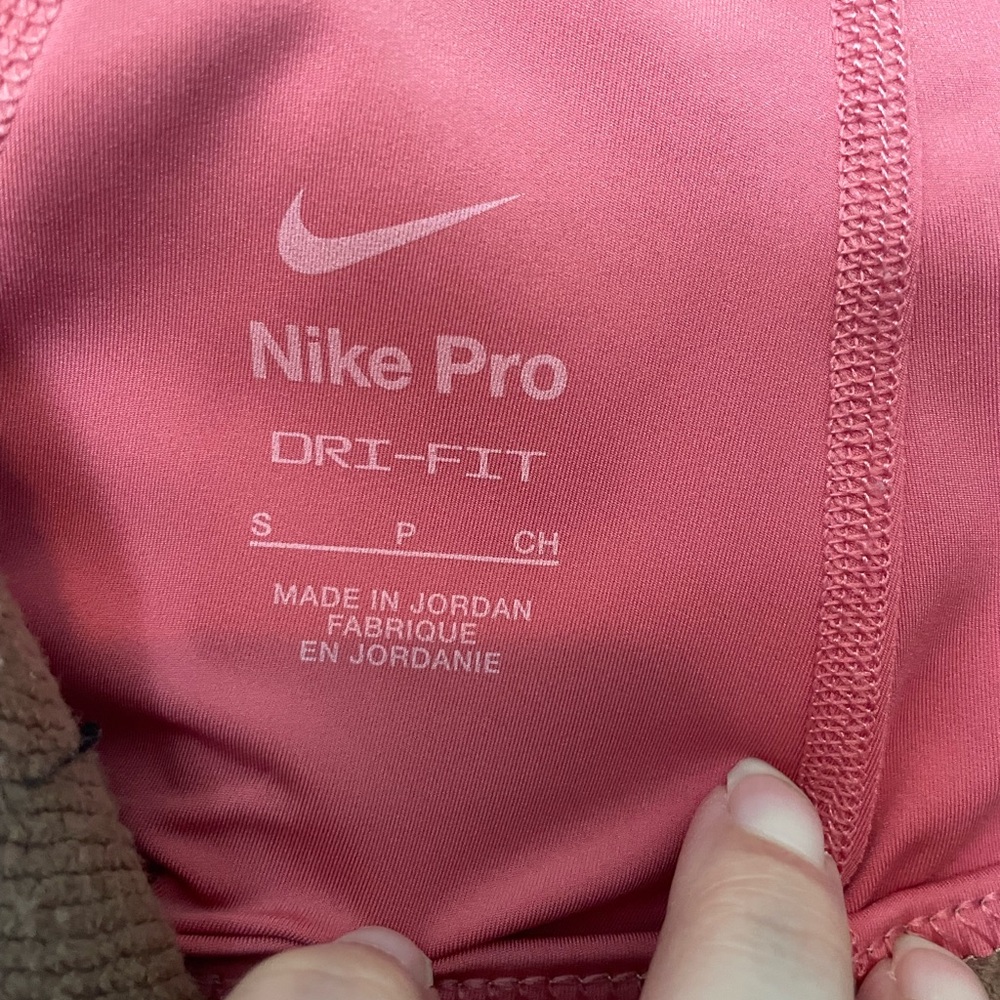 Nike Women's Pink Pro Shorts - Picture 3 of 3
